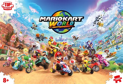 Puzzle 1000 pièces Winning Moves Mario Kart World