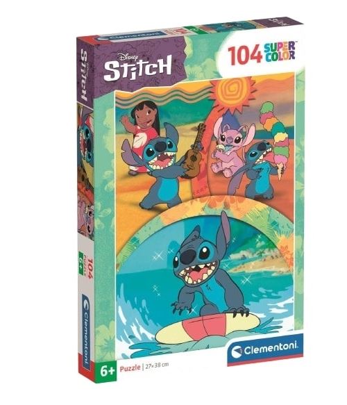 Puzzle 104 pièces Clementoni Stitch