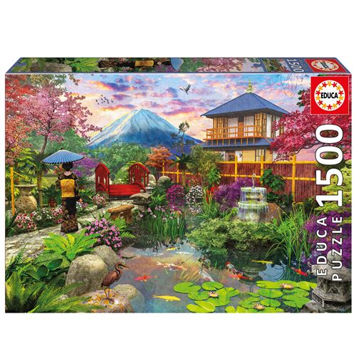 Puzzle 1500 pièces Educa Jardin Japonais