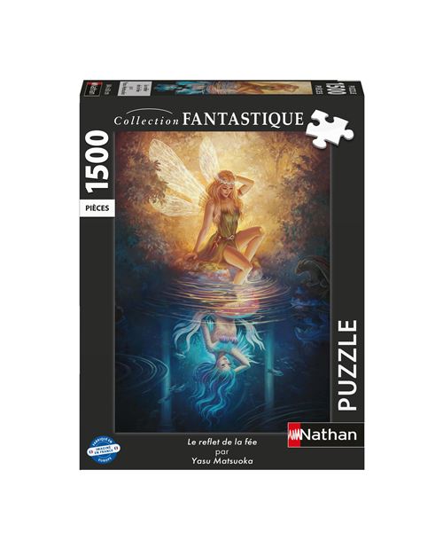 Puzzle 1500 pièces Nathan Le reflet de la fée