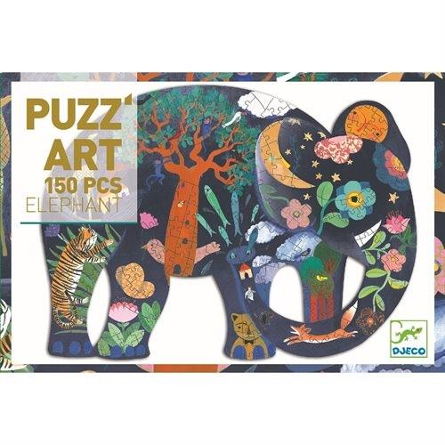 Puzzle 150p Éléphant Puzz'art Djeco