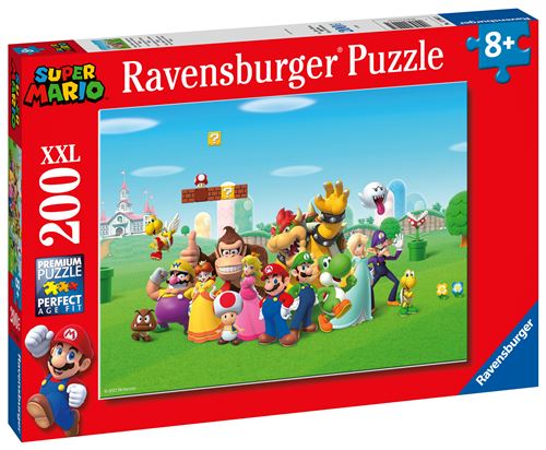 Puzzle 200 pièces XXL Ravensburger Les aventures de Super Mario