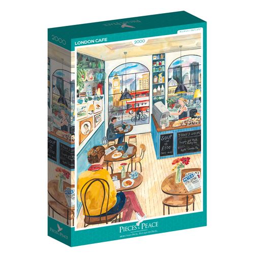 Puzzle 2000 pièces Alize Pieces & Peace Café de Londres
