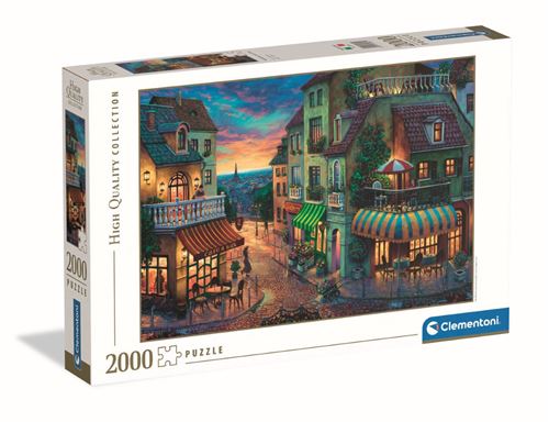 Puzzle 2000 pièces Clementoni Rues d'Europe