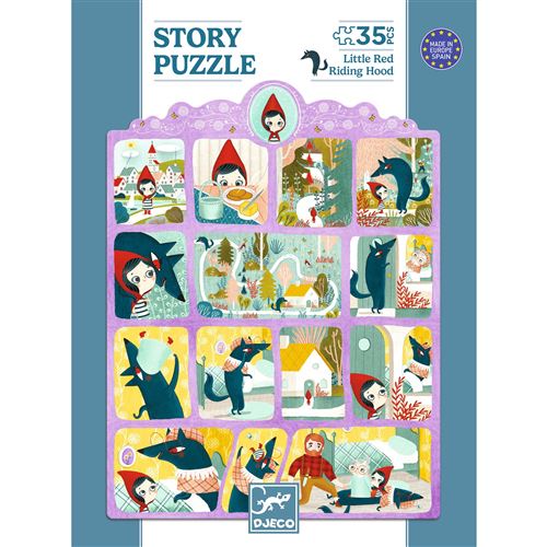 Puzzle 35 pièces Djeco Le Petit Chaperon Rouge