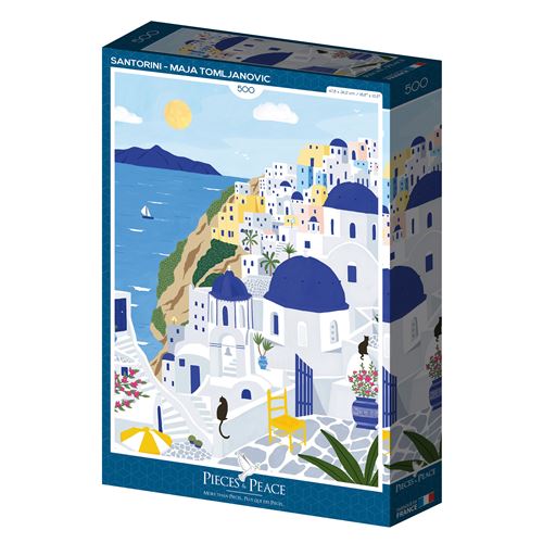 Puzzle 500 pièces Alize Pieces & Peace Santorin