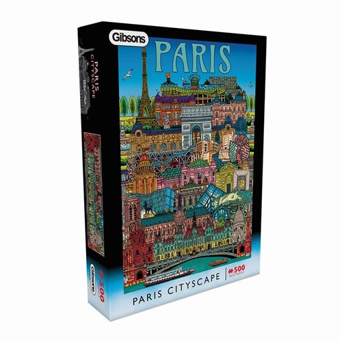 Puzzle 500 pièces Gibsons Paris Cityscape