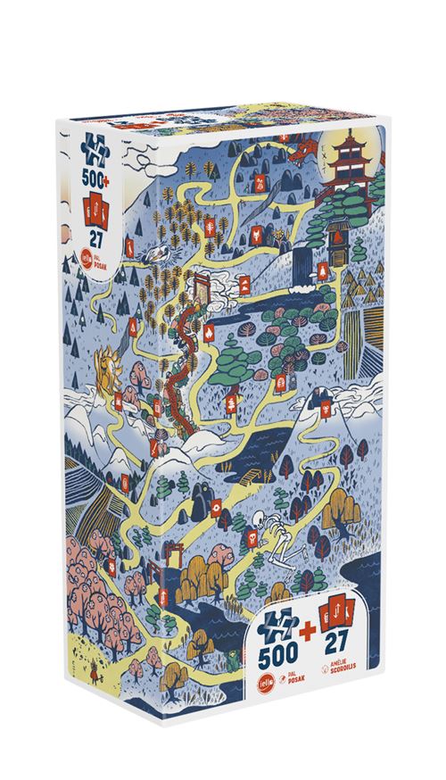 Puzzle 500 pièces Iello Play Forêt