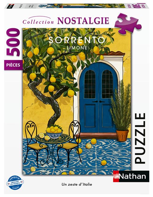 Puzzle 500 pièces Nathan Un zeste d'Italie