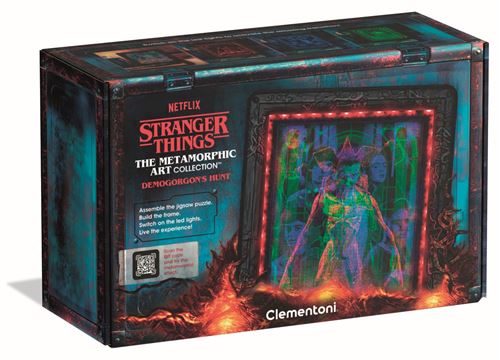 Puzzle 520 pièces Clementoni The Morphing Collection Stranger Things Cadre lumineux Démogorgon