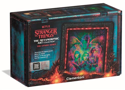 Puzzle 520 pièces Clementoni The Morphing Collection Stranger Things Cadre lumineux Le monde à l'envers