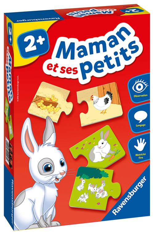 Puzzle Duo Ravensburger Maman et ses petits