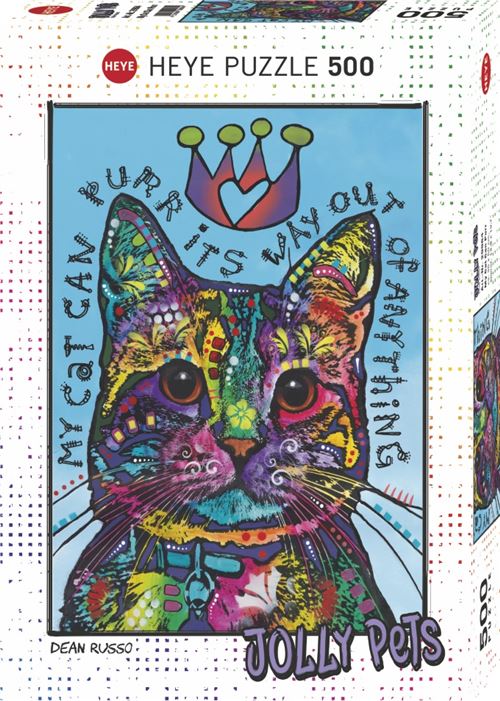Puzzle Heye My Cat Can Purr 500 pièces