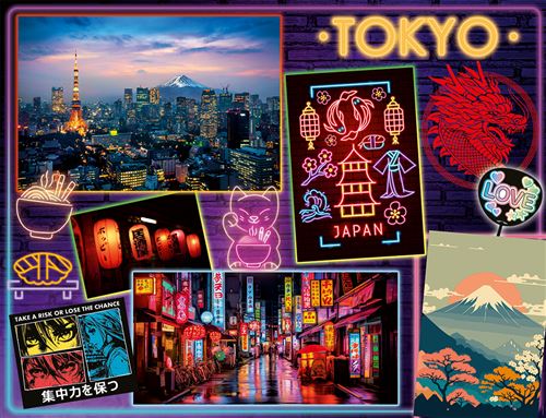 Puzzle Nathan Découverte de Tokyo 2000 pièces