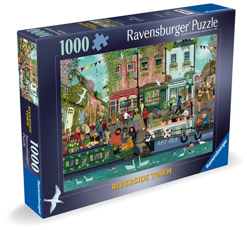 Puzzle Ravensburger Le long du fleuve 1000 piecès