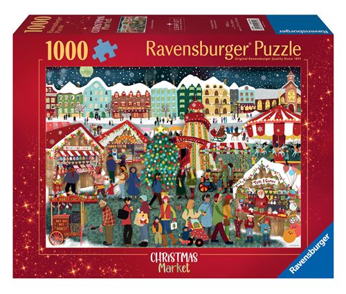 Puzzle Ravensburger Le marché de Noël 1000 pièces