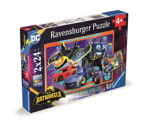 Puzzle Ravensburger Prêt pour l'action Batwheels 48 piecès