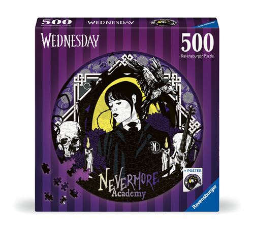Puzzle Ravensburger Rond Mercredi 500 pièces