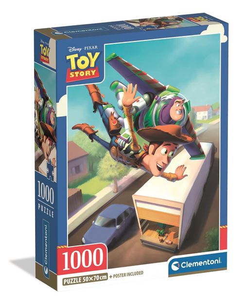 Puzzle compact 1000 pièces Clementoni Toy Story