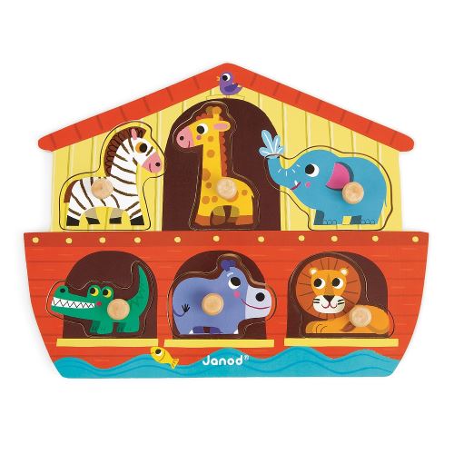 Puzzle enfant 6 pièces Janod Arche de Noé