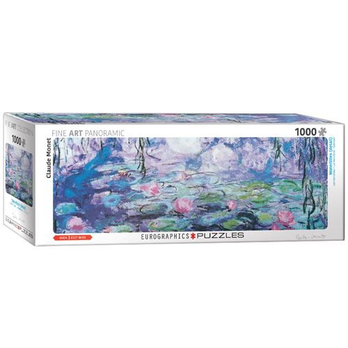 Puzzle panoramique 1000 pièces Eurographics Claude Monet Les Nymphéas