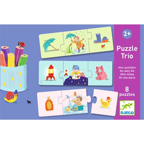Puzzles Trio Djeco Mon quotidien
