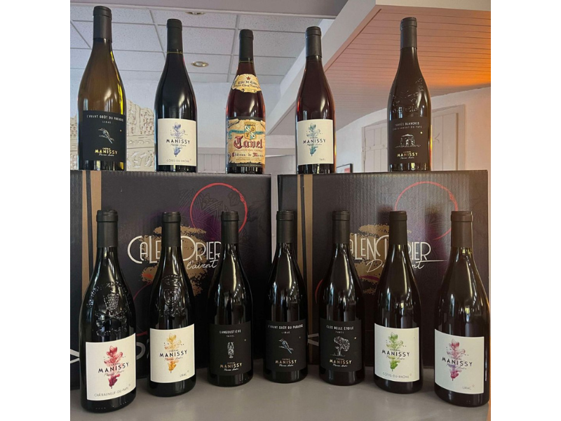 Calendrier de l'Avent vins Le Noël de Manissy