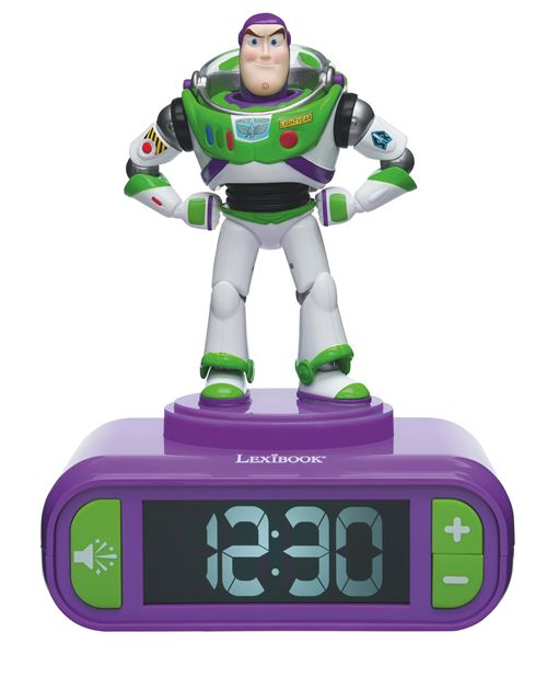 Réveil-veilleuse avec effets sonores Lexibook Buzz Toy Story
