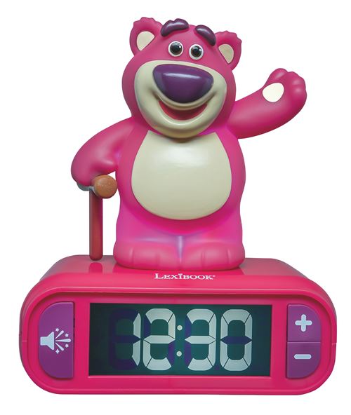 Réveil-veilleuse avec effets sonores et lumineux Lexibook Lotso Toy Story