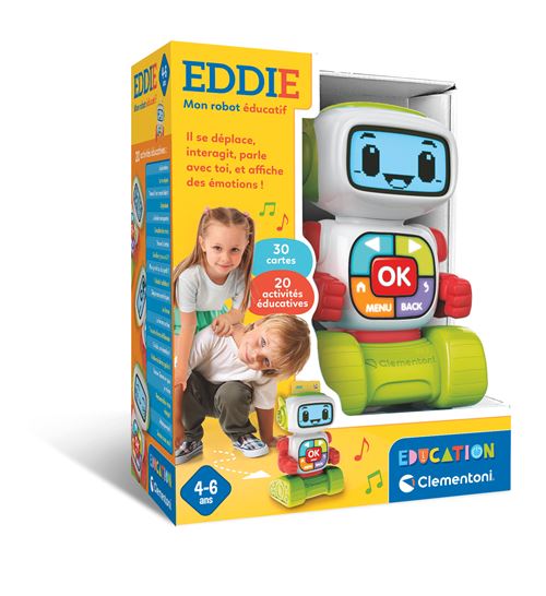 Robot éducatif Clementoni Eddie, mon robot éducatif