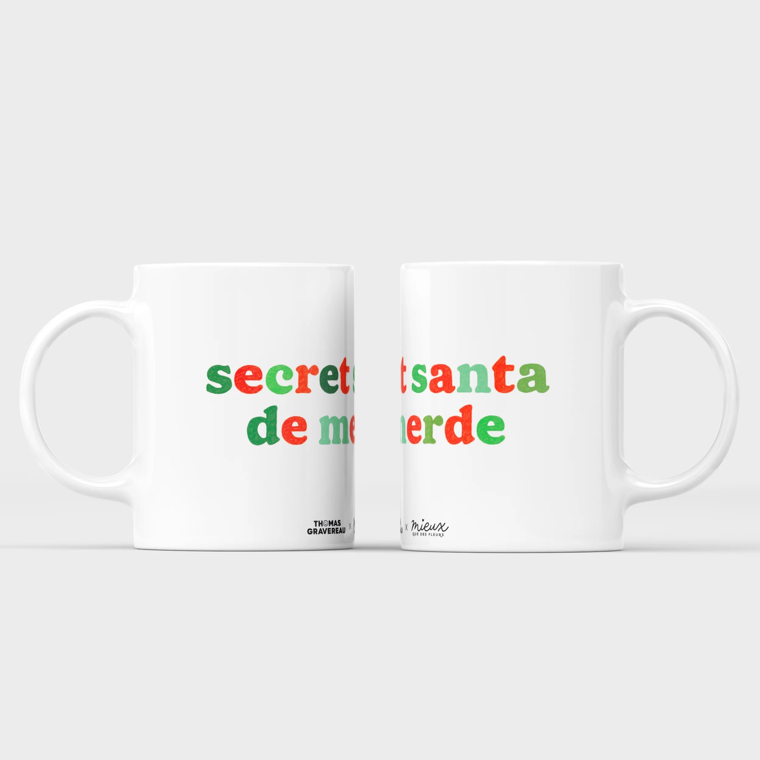 Mug Secret Santa de merde Thomas Gravereau