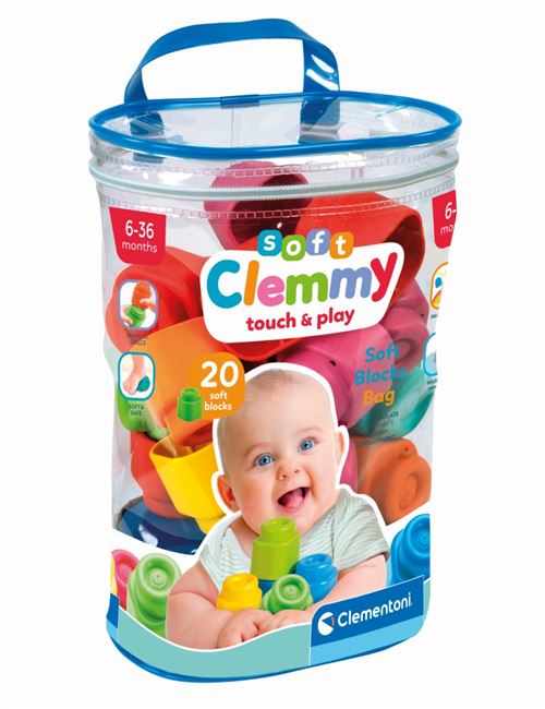 Sac de 20 cubes souples Clementoni