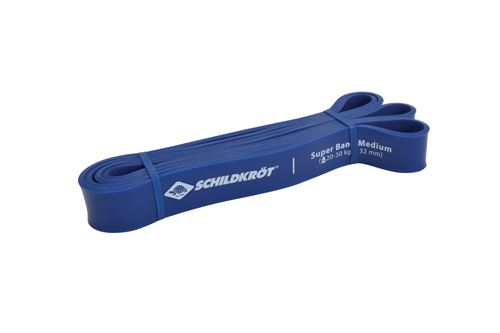 Sangle de traction Schildkrot Fitness Super Band Medium 32 mm Bleu