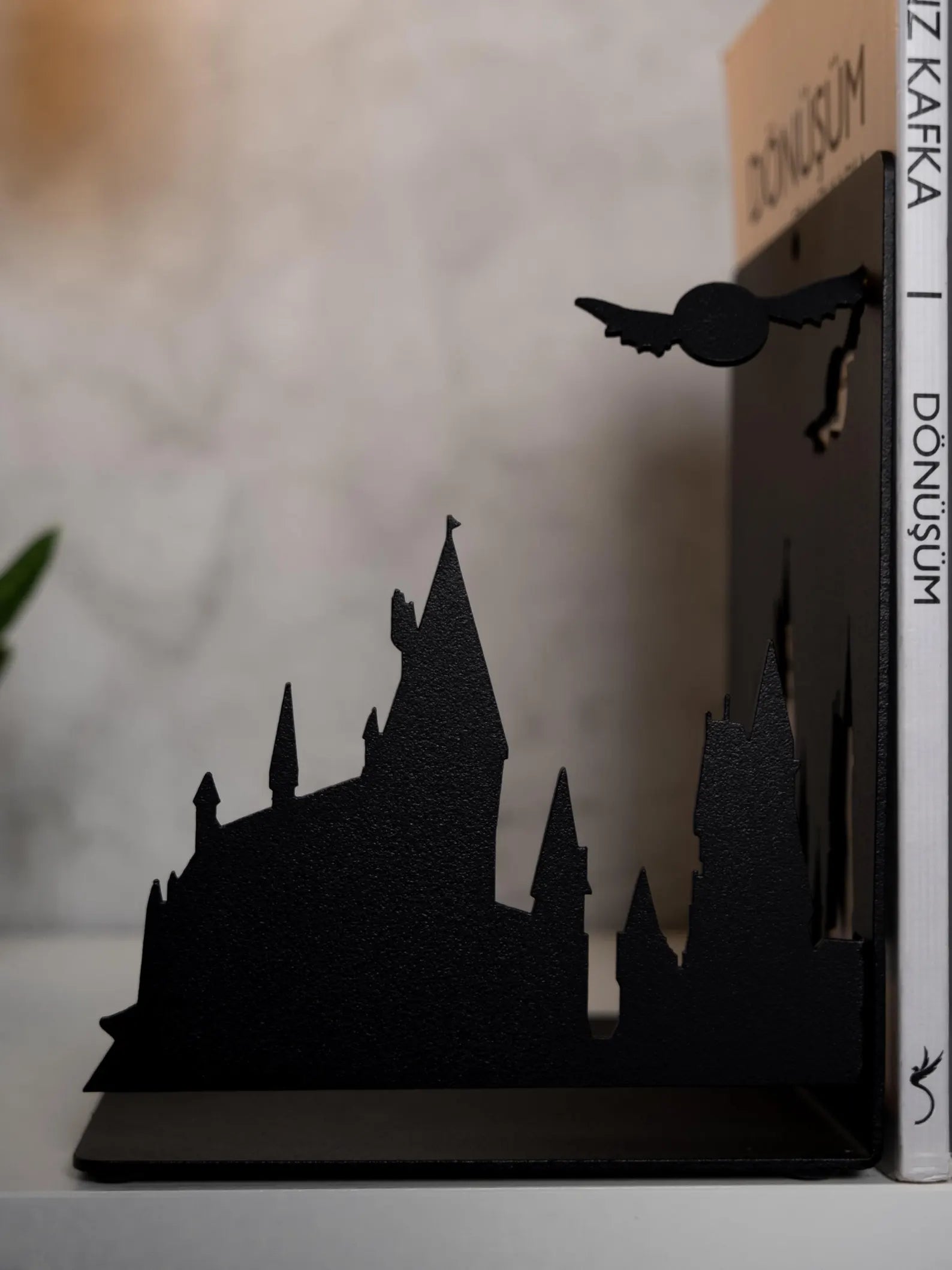 Serre-livres en métal sorcier