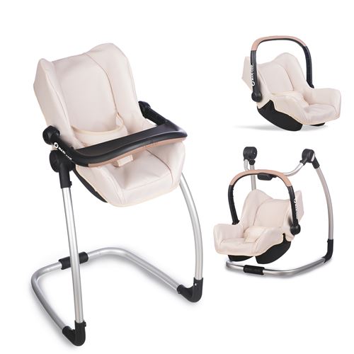 Siège et Chaise Haute pour Poupons 3-en-1 Smoby Maxi-Cosi Beige
