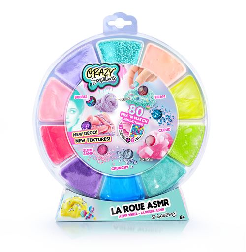 Slime Canal Toys Plateau de Textures Satisfaisantes ASMR Crazy Sensations