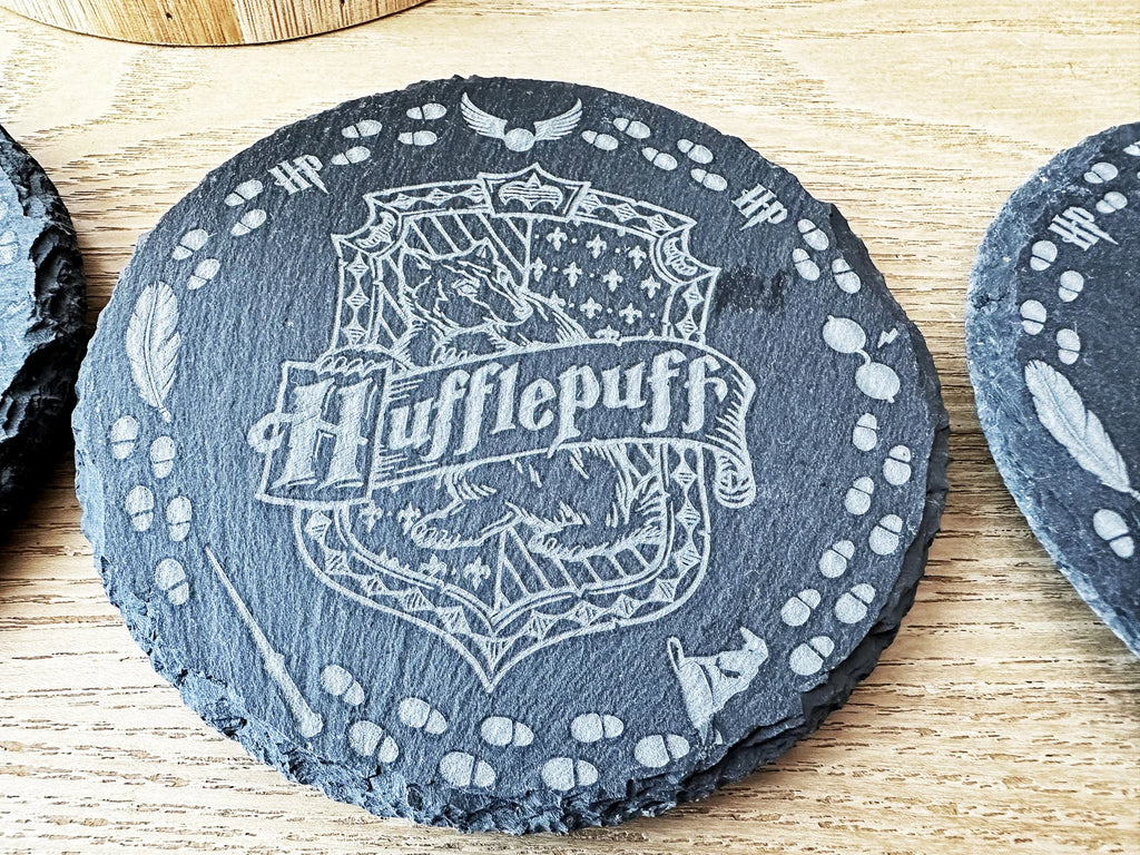 Sous-verres Harry Potter en Ardoise – Set de 6 gravés au laser