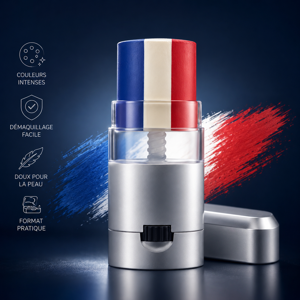 Stick Maquillage Bleu Blanc Rouge Maison Cadeau