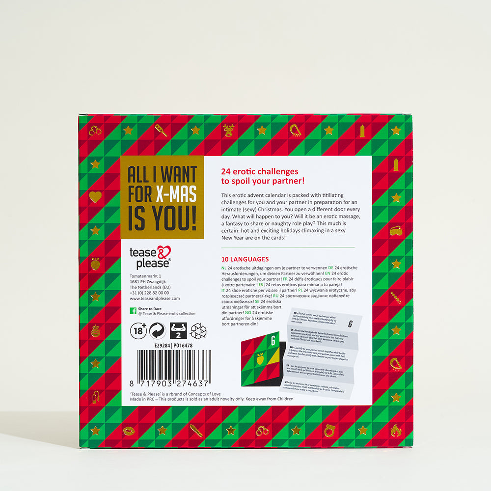 Calendrier de l’Avent Tease & Please All I Want For X-Mas Is You!