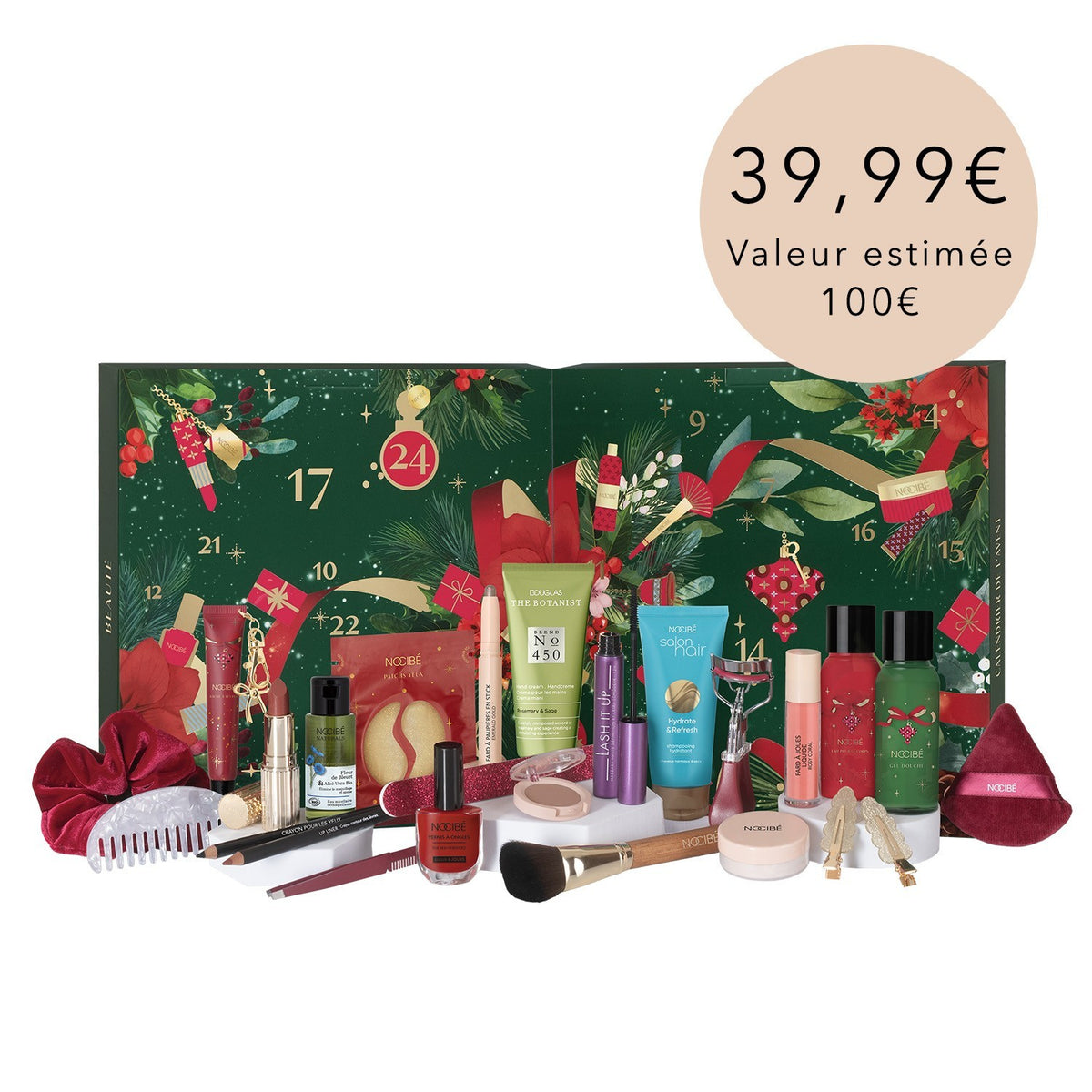 Calendrier de l'Avent Beauté Nocibé 2026