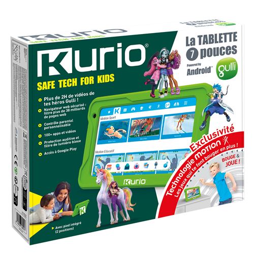 Tablette éducative Kurio La tablette 7" Gulli Motion Edition