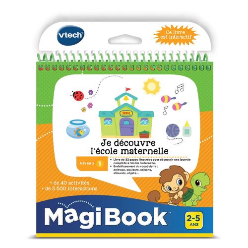 Tablette éducative Vtech MagiBook Je découvre l'école maternelle