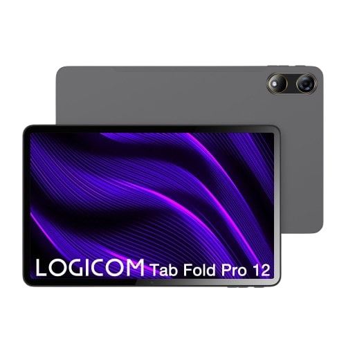 Tablette tactile Logicom Tab Fold Pro 12 12" 128 Go Gris