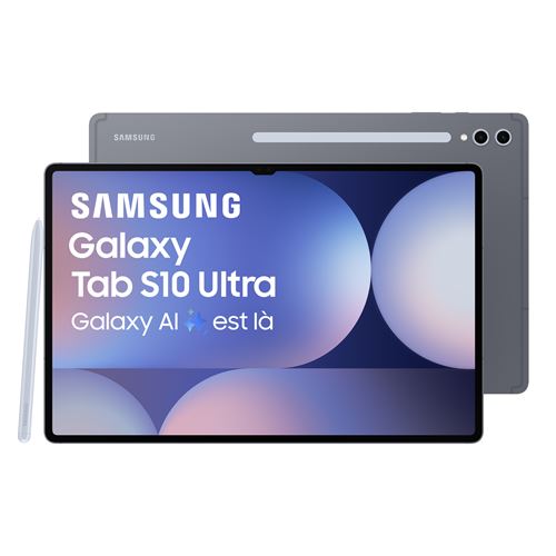 Tablette tactile Samsung Galaxy Tab S10 Ultra 14,6" 5G 256 Go Gris