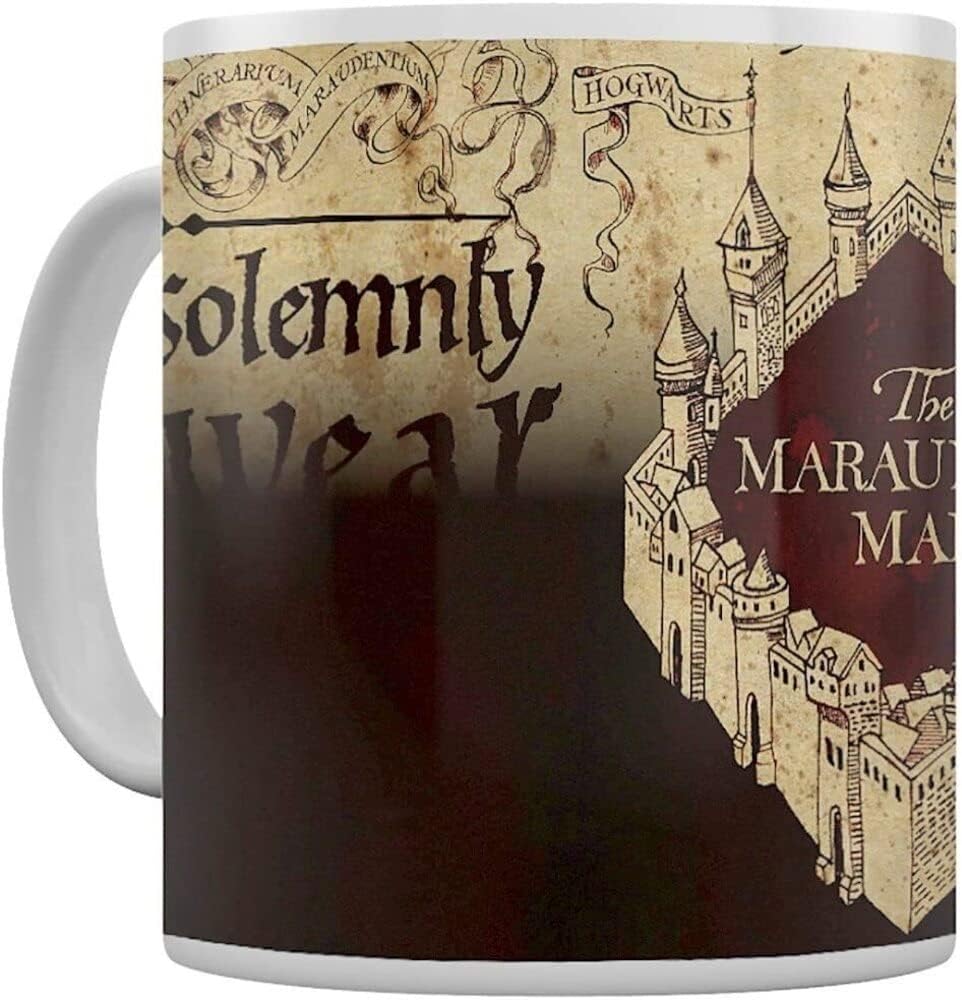 Tasse magique Harry Potter Carte du Maraudeur