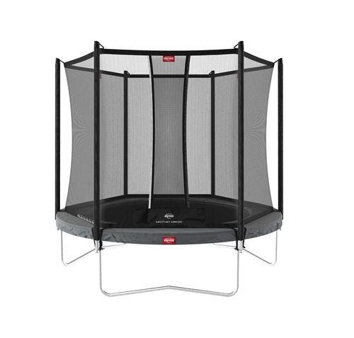 Trampoline Berg Favorit Regular 330 & Safety Net Comfort Gris Anthracite