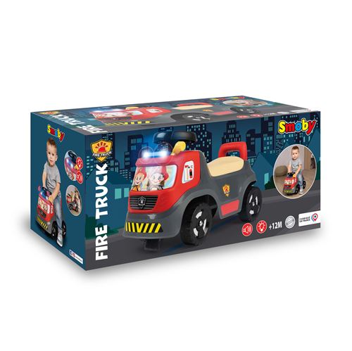 Trotteur Smoby Porteur Camion Pompier
