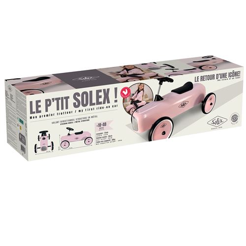 Trotteur Turbo Challenge Solex Rose métal