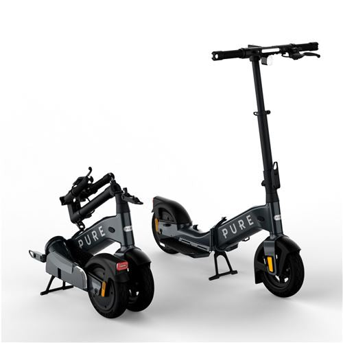 Trottinette électrique Pure Electric Pure Advance Flex 500 W Gris Mercure Métallisé