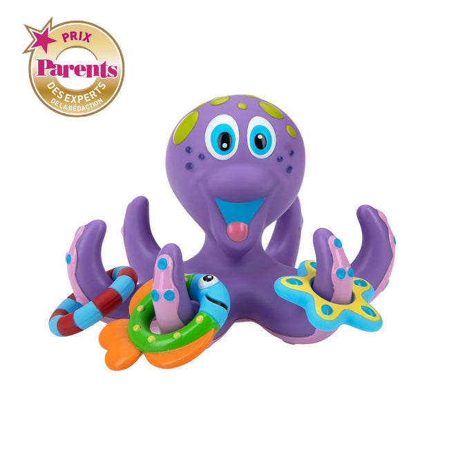 Pieuvre interactive flottante avec anneaux de bain - Nuby